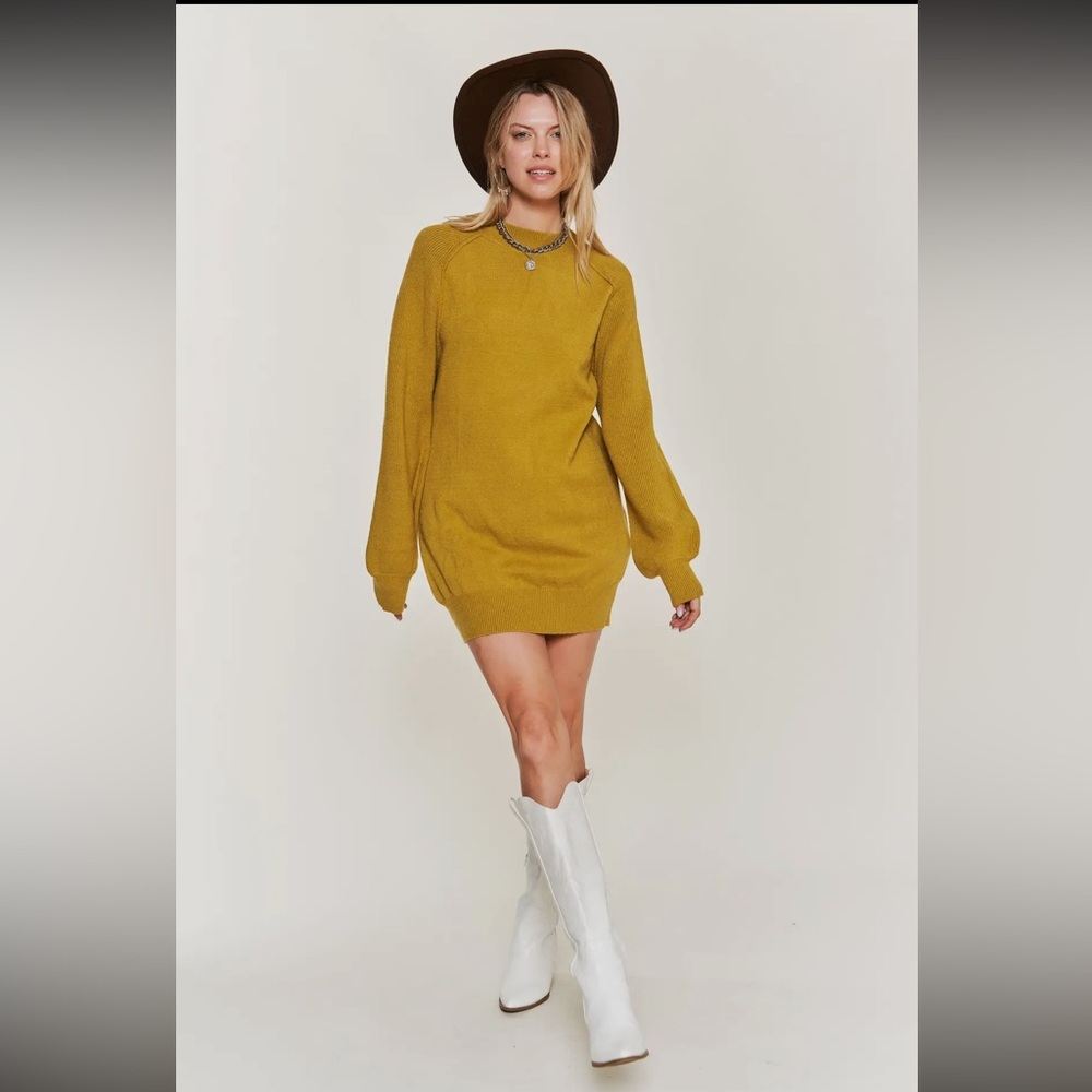 Jade by Jane Mock Meck Sweater Dress